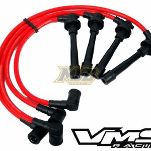 Juego de cables de bujía VMS Racing Nissan SR20 - Rojo 10.2MM 10 MM