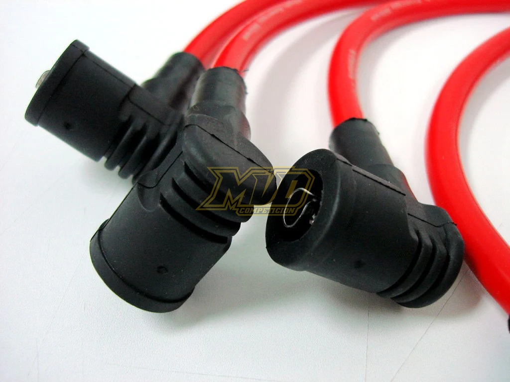 Juego de cables de bujía VMS Racing Nissan SR20 - Rojo 10.2MM 10 MM - Imagen 4