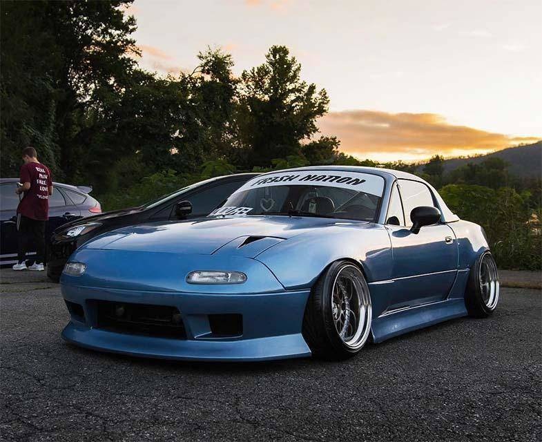Kit de carrocería completa de poliuretano de 4 piezas estilo Deuce para Mazda Miata 1990-1997 - Imagen 2
