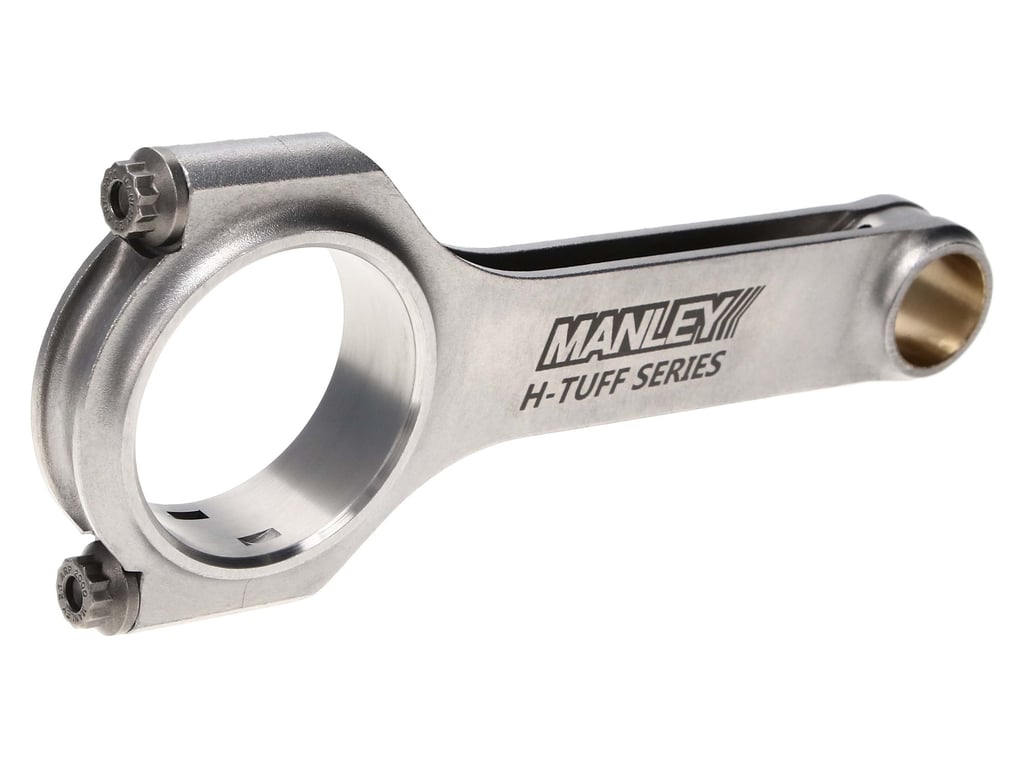 Manley H-Tuff Juego de bielas forjadas tipo H de 130,5 mm para Subaru STi WRX EJ205 EJ207 EJ255 EJ257