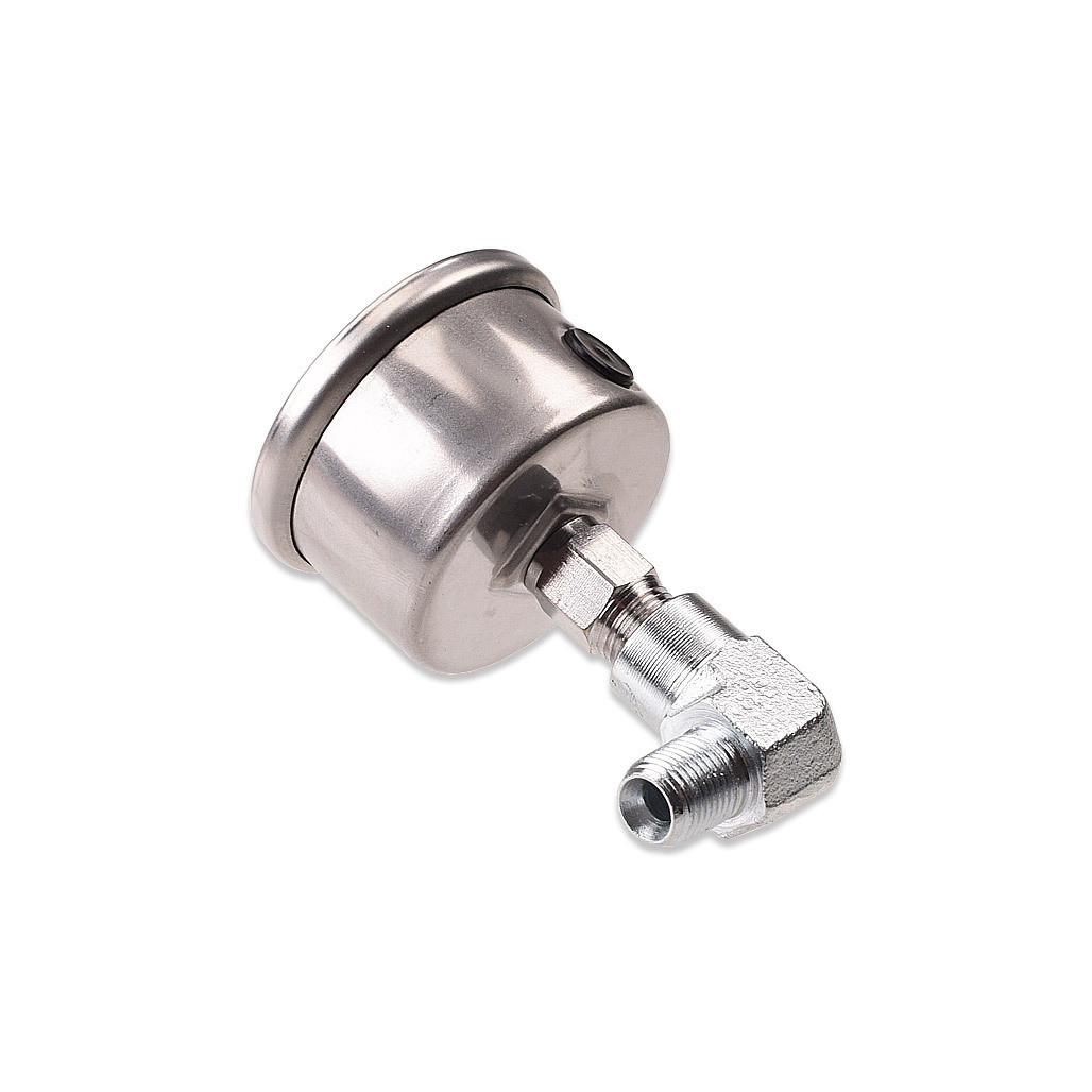 IAG Performance - Conector macho a hembra de 90 grados con rosca NPT de 1/8 de pulgada, chapado en zinc. - Imagen 3